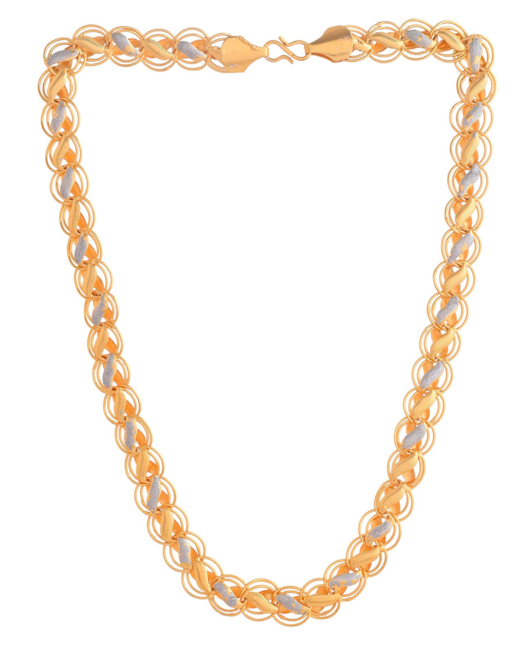 VOJ Men Dual-Plated Designer Chain
