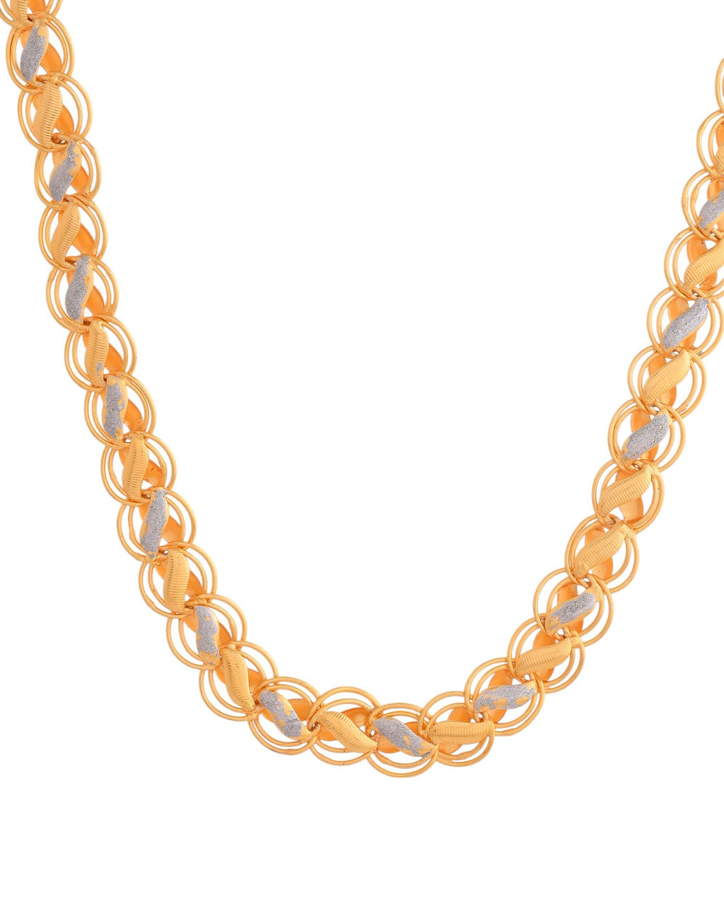 VOJ Men Dual-Plated Designer Chain