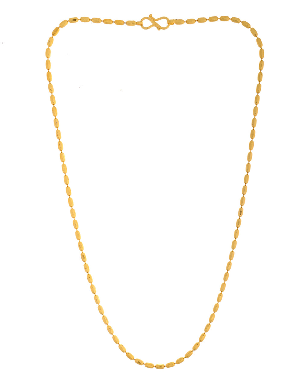 VOJ Gold Polished Designer Stainless Steel Chain For Men