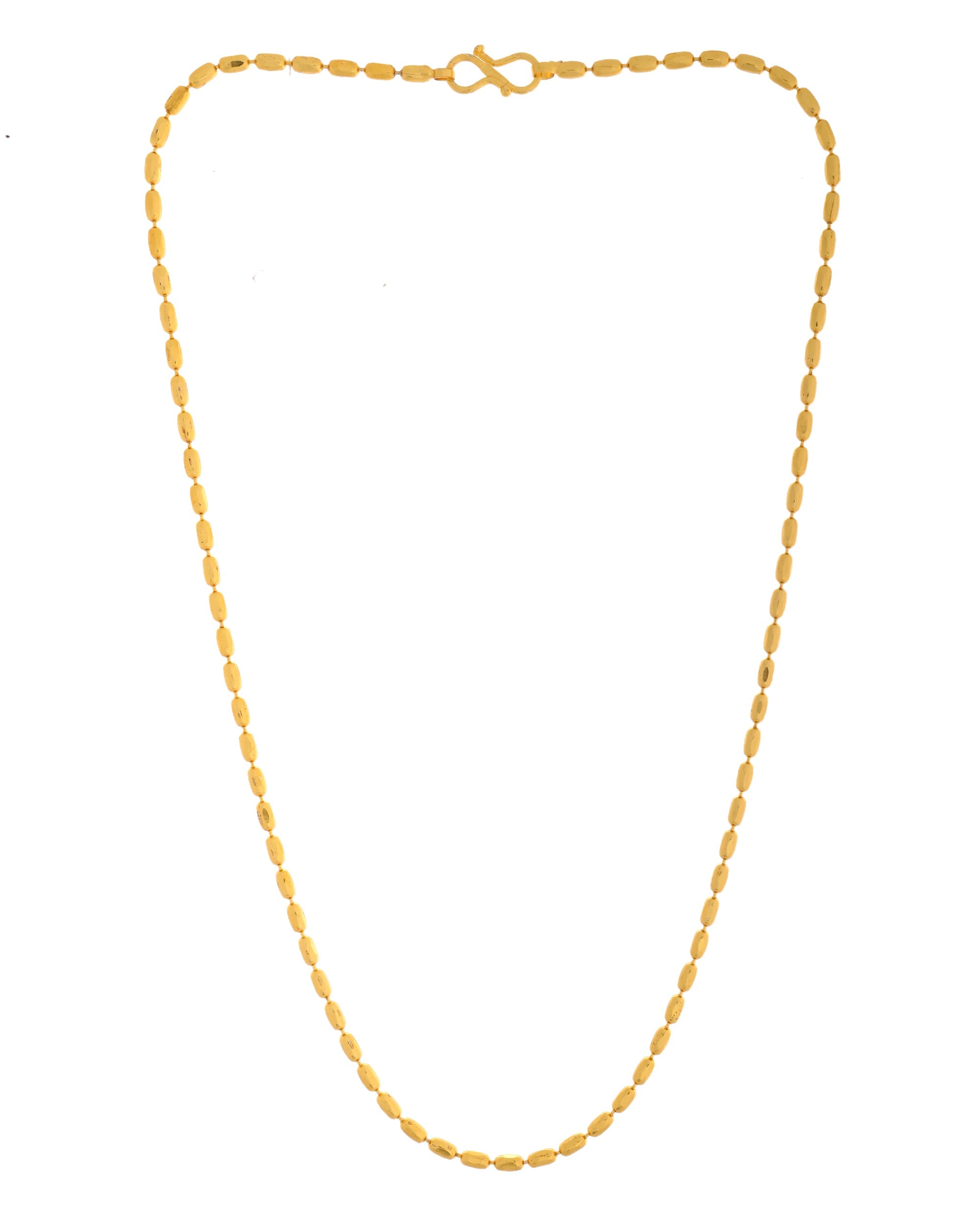 VOJ Gold Polished Designer Stainless Steel Chain For Men