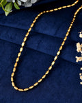 VOJ Gold Polished Designer Stainless Steel Chain For Men