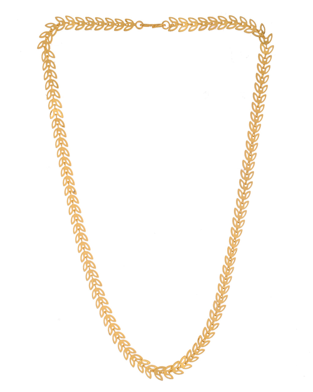 VOJ Leaf Shaped Minimal Chain For Women