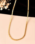 VOJ Women Gold Polished Stainless Steel Elegant Link Chain