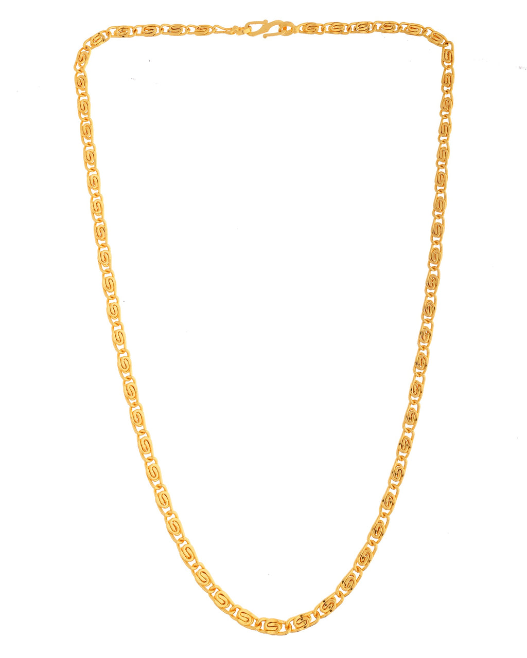 VOJ Gold Polished Minimal Chain For Women