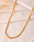 VOJ Gold Polished Classic Stainless Steel Chain