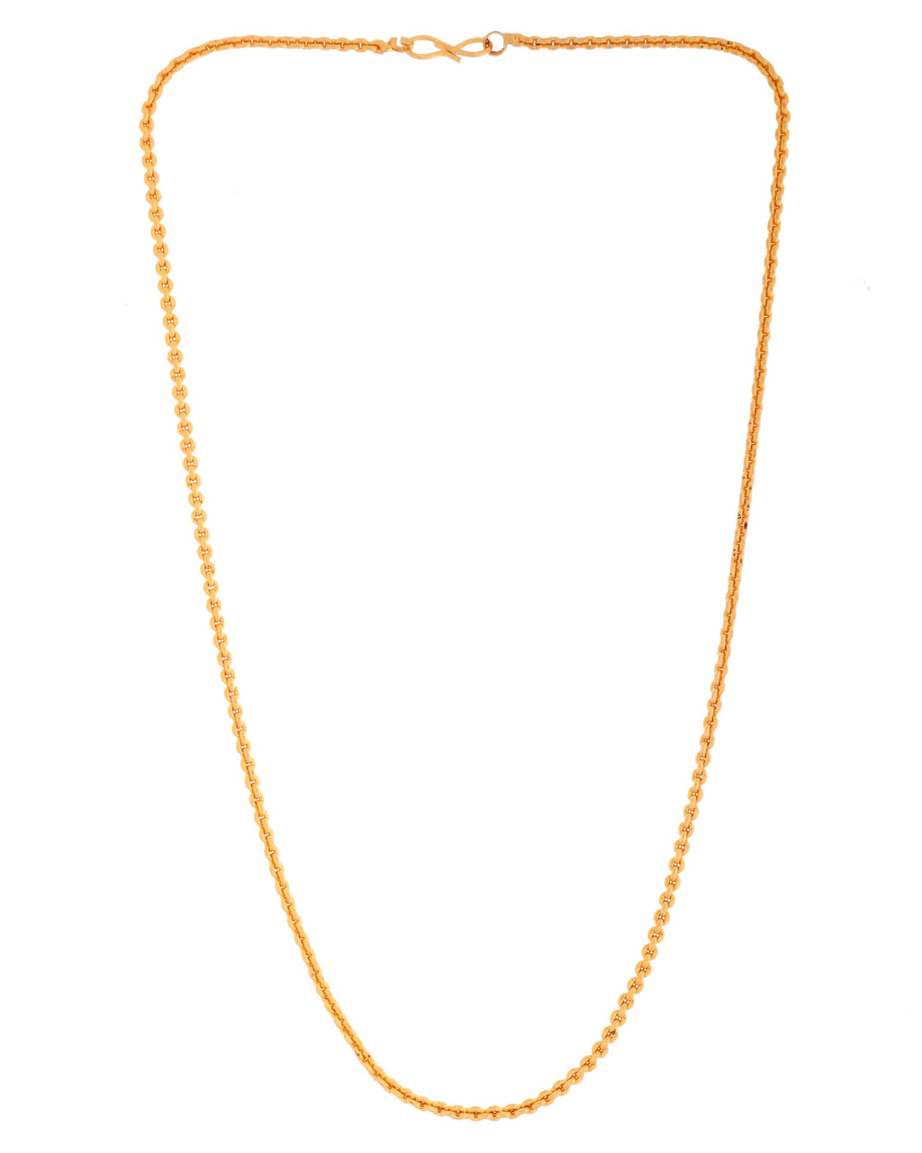 VOJ Gold Polished Women Stainless Steel Classic Chain