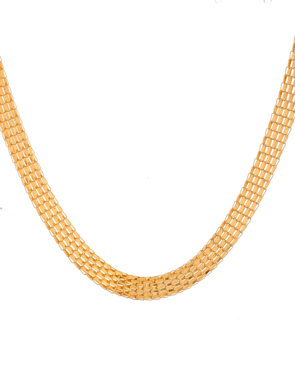 VOJ Men Gold Polished Think Classic Chain
