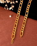 VOJ Men Gold Polished Link Classic Designer Linked Chain