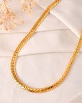 VOJ Gold Polished Stainless Steel Chain For Men