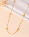 VOJ Gold Polished Minimal Designer Chain For Women