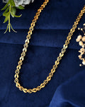 VOJ Men Designer Classic Gold Polished Chain
