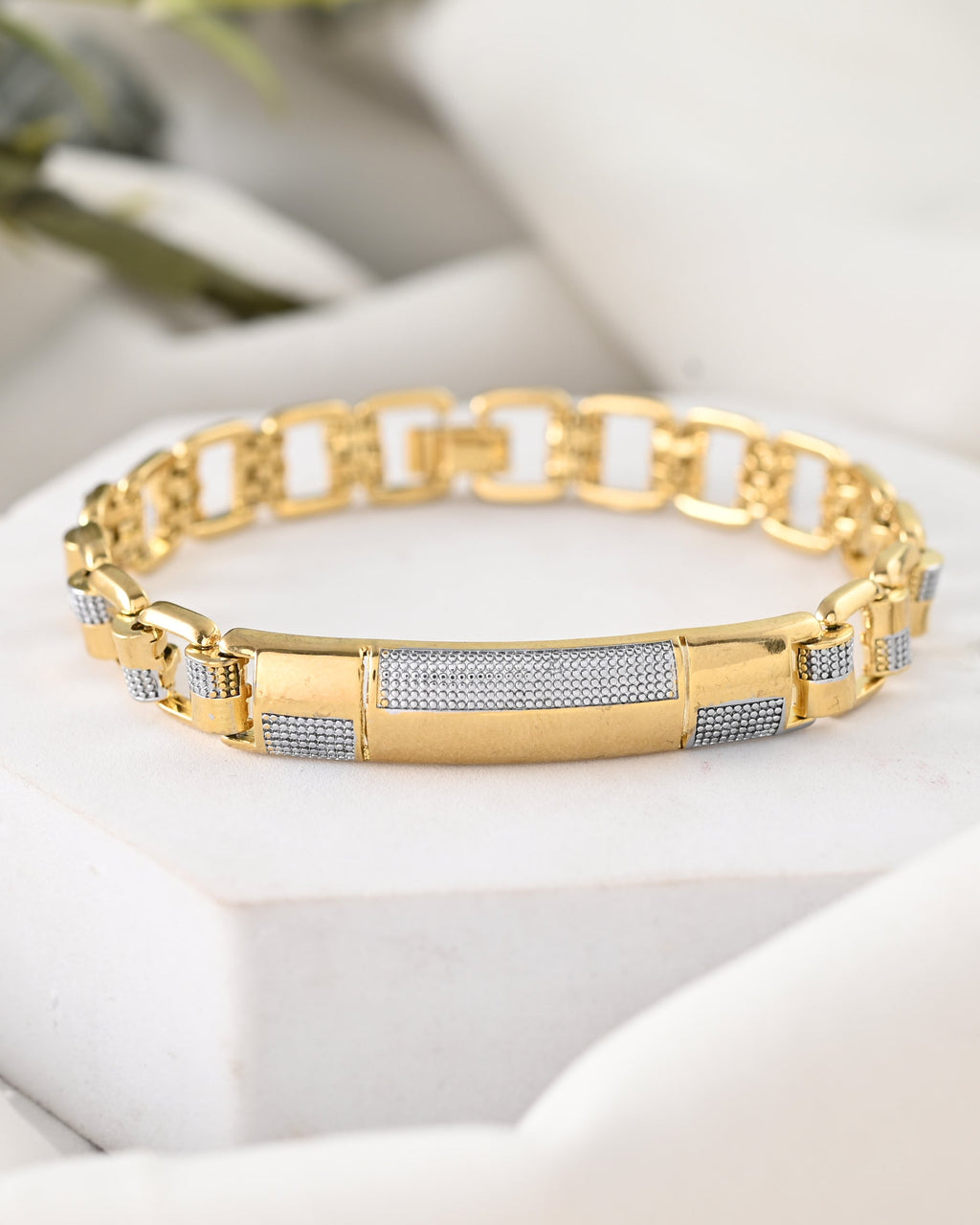 VOJ Dual Toned Men's Desgner Bracelet