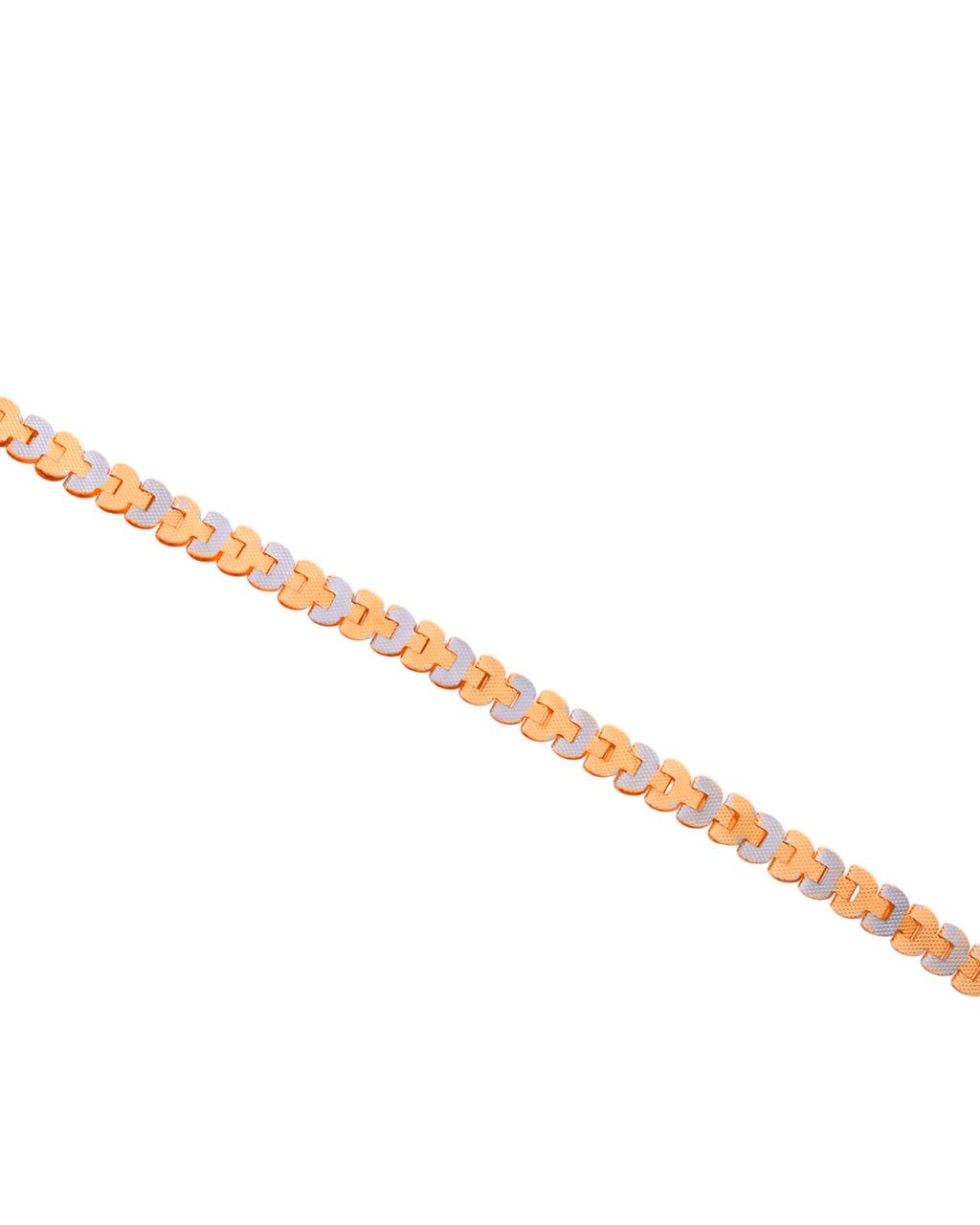 VOJ Dual Tone Stylish Men's Bracelet