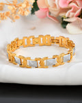 VOJ Dual Plated Men's Loose Bracelet