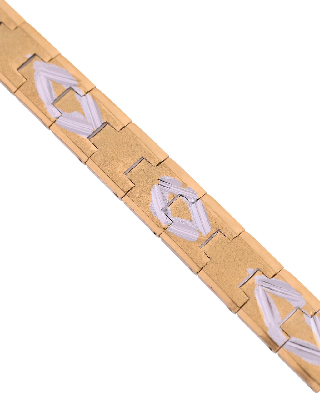 VOJ Dual Plated Textured Men’s Bracelet