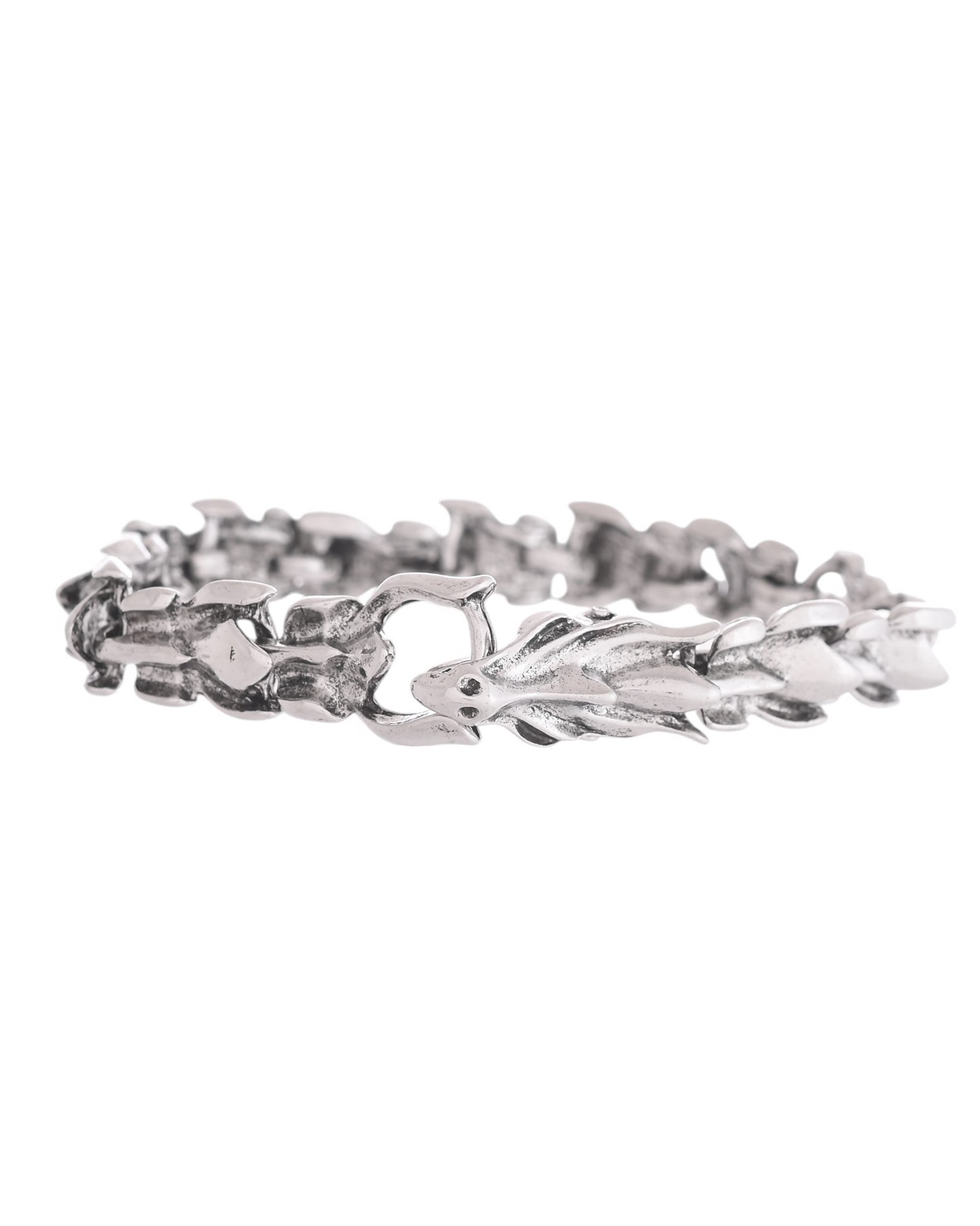 VOJ Men Stainless Steel Dragon Bracelet