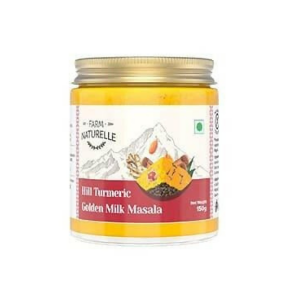Farm Naturelle Golden Milk Masala - Turmeric Latte Blend with Spices