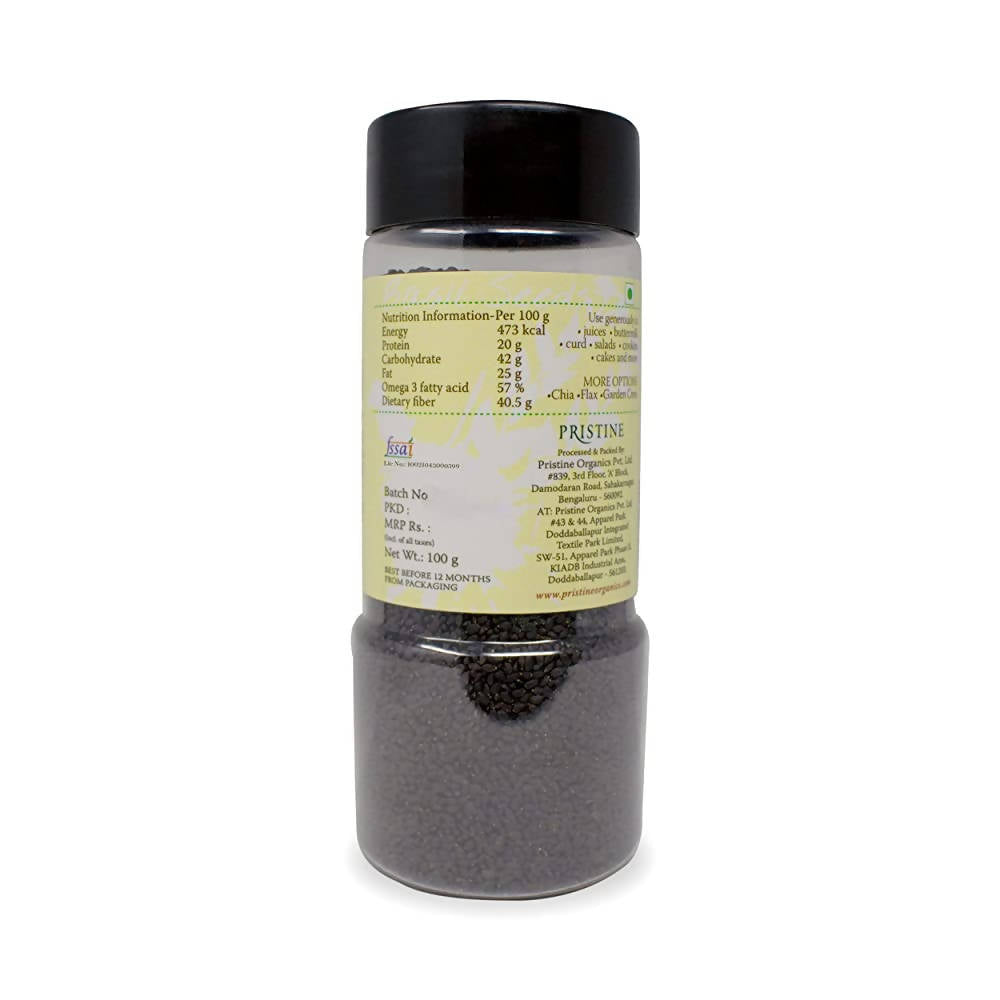 Pristine Fields of Gold - Basil Seeds Jar
