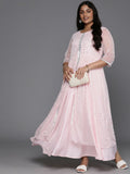 Ahalyaa Women's Traditional wear Ethnic Dress - Pink