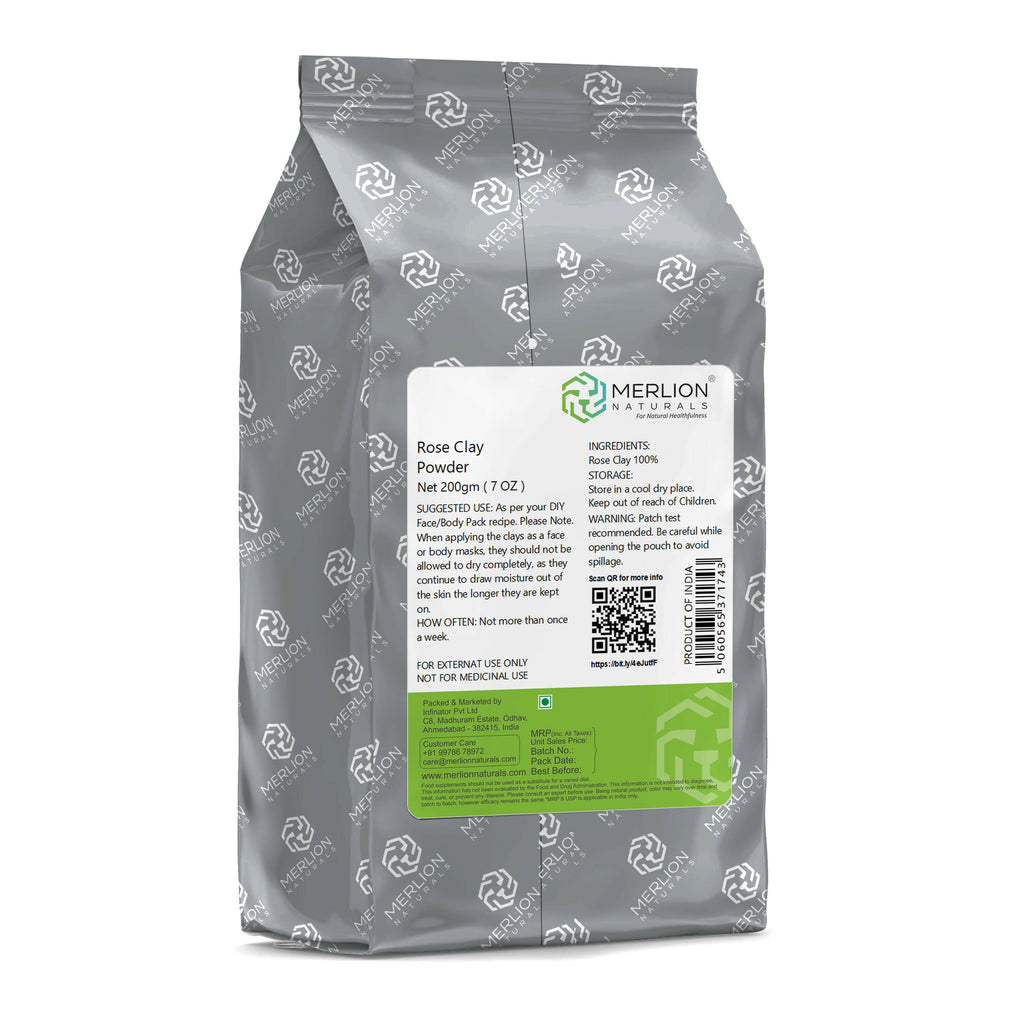 Merlion Naturals Rose Clay Powder