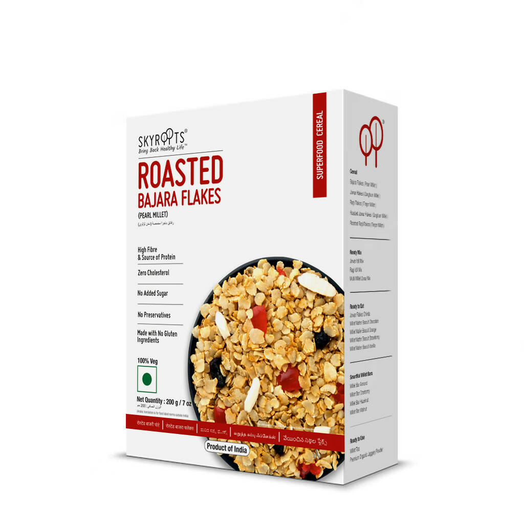 Skyroots Roasted Bajara Flakes