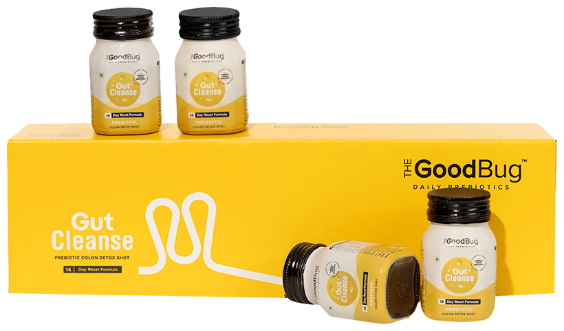 The Good Bug Gut Cleanse - 14 Prebiotic Colon Detox Shots (70ml Each)