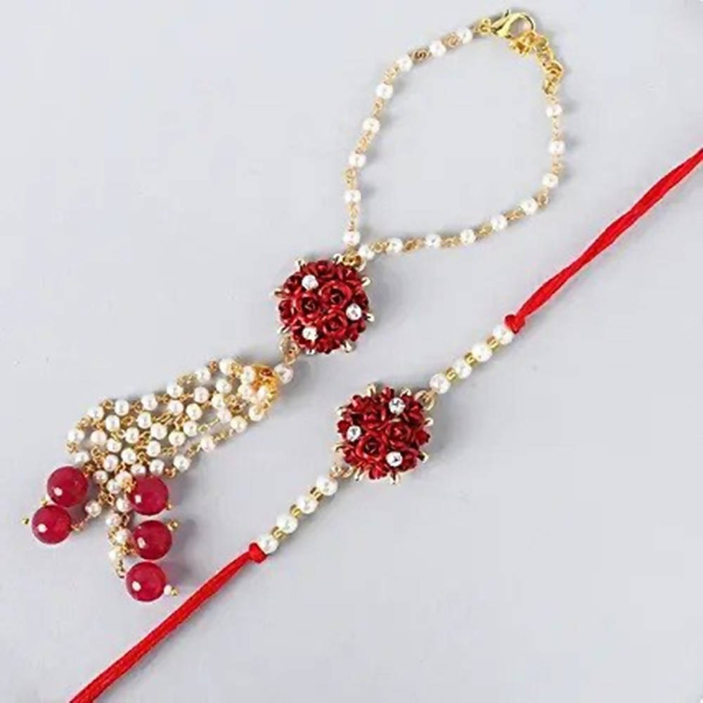 Special Bhiya Bhabhi Rakhi Set & Soan Papdi Box