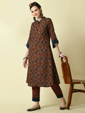 Myshka Women's Multi A-Line Printed Kurta