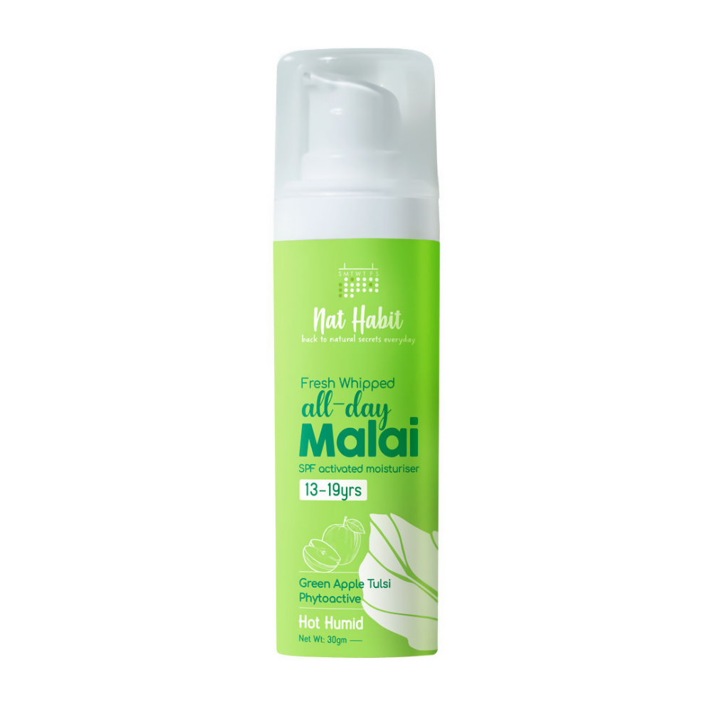 Nat Habit Green Apple Tulsi Light Face Moisturizer