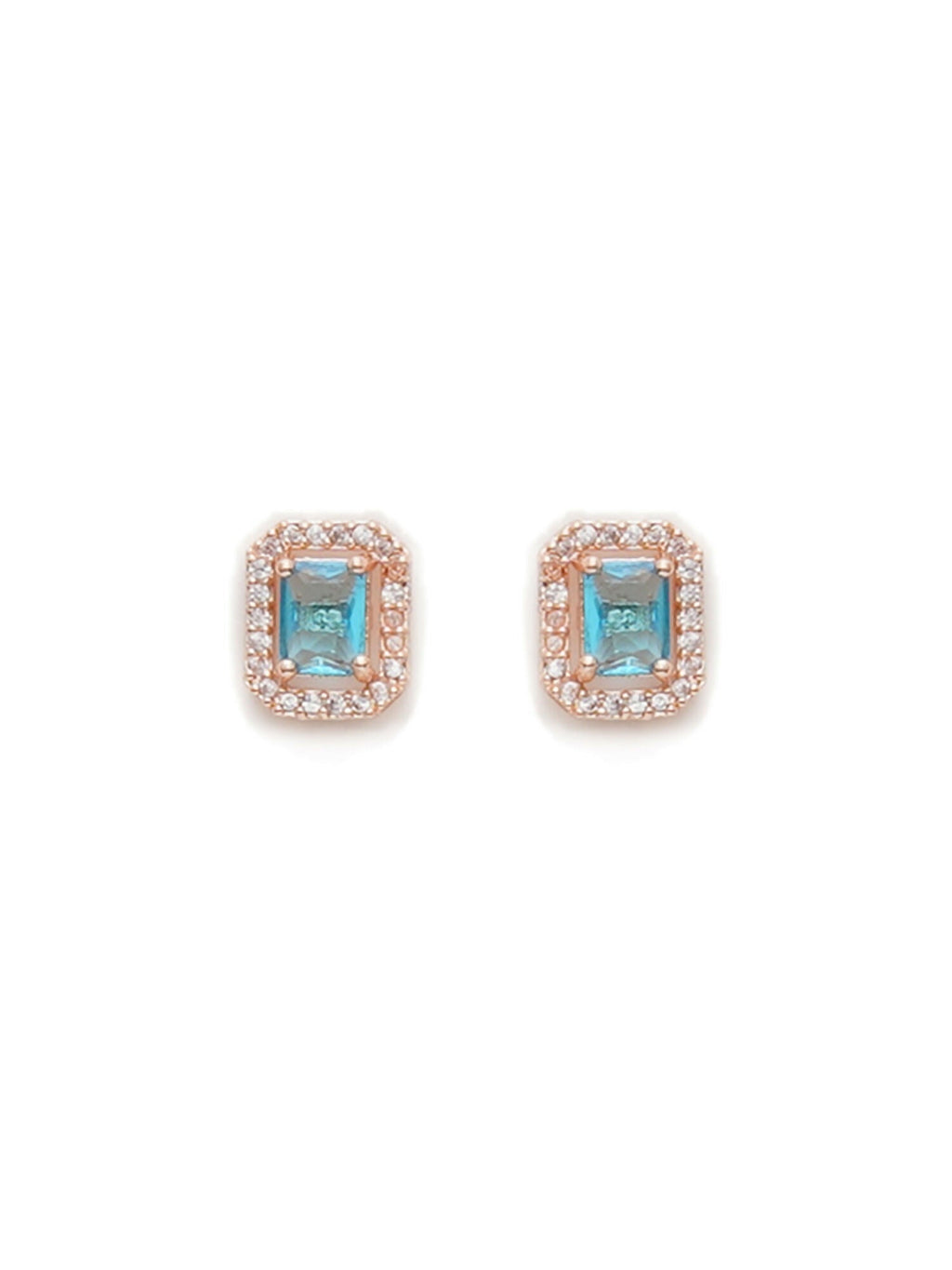 stone stud (sky blue) - Ruby Raang