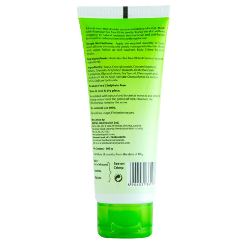 Azafran Organics Tea Tree Skin Clearing Body Wash