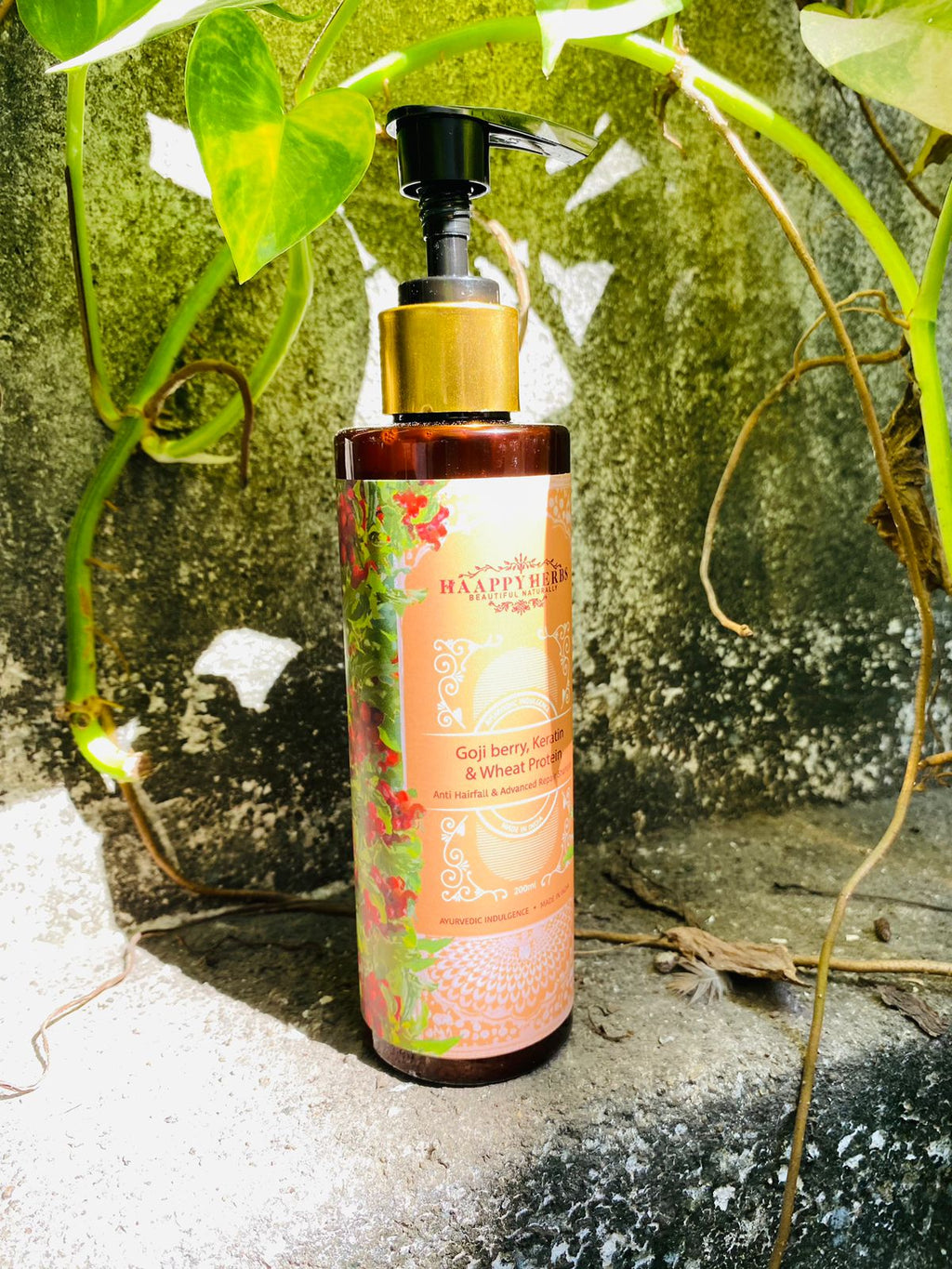 Haappyherbs Goji Berry, Keratin & Wheat Protein Shampoo