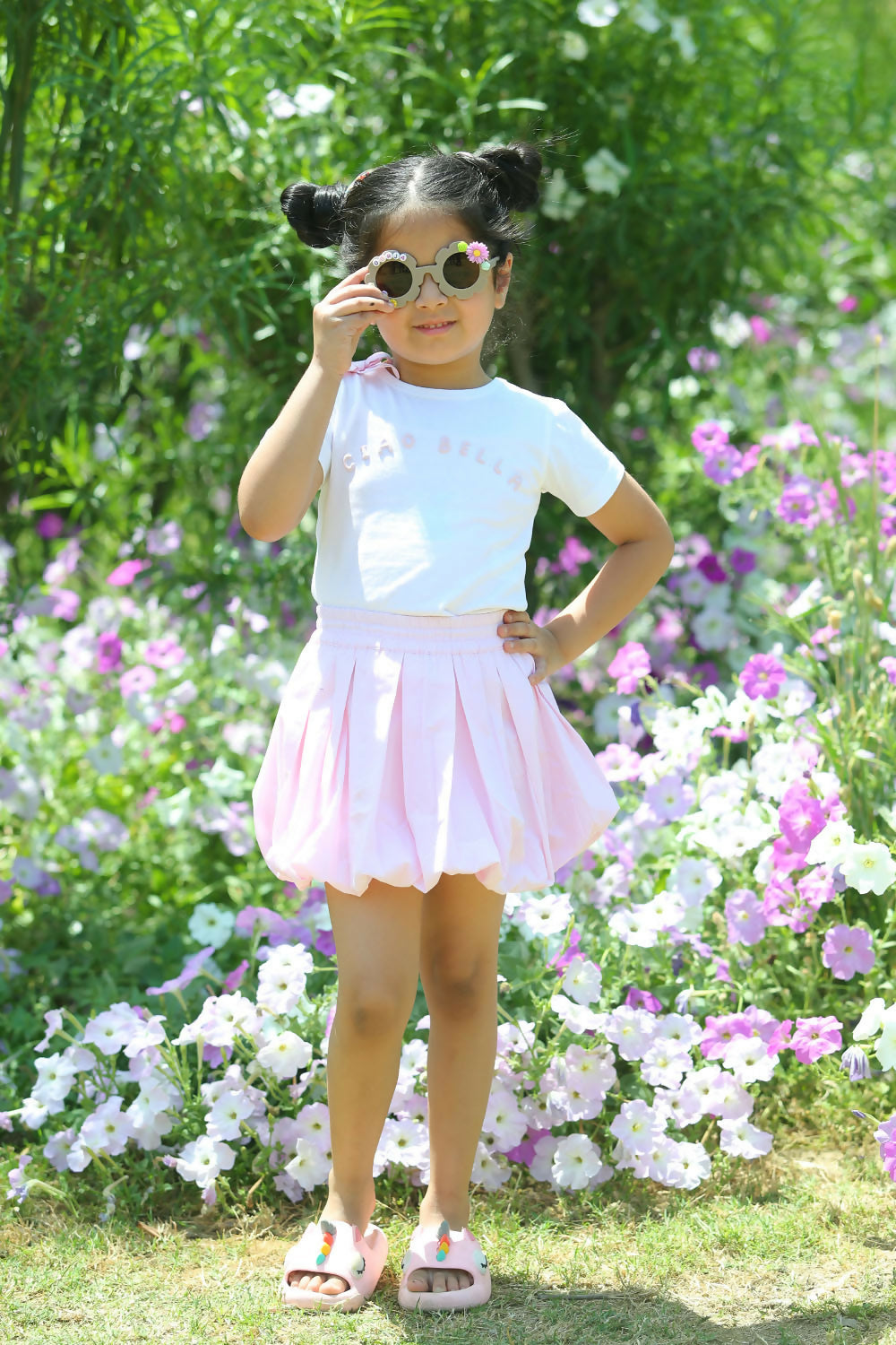 LH Luxury Fashion Lavanya Girls Tee & Skirt Set – Stylish & Comfortable