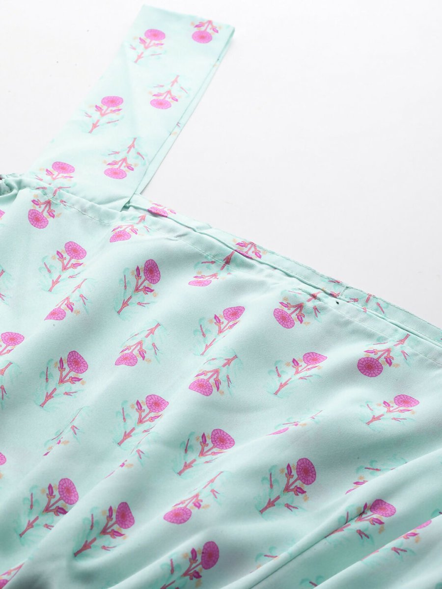 Ahalyaa Women's Traditional wear Co-ords - Blue