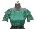 Vamika Green Net Shifly Work Blouse
