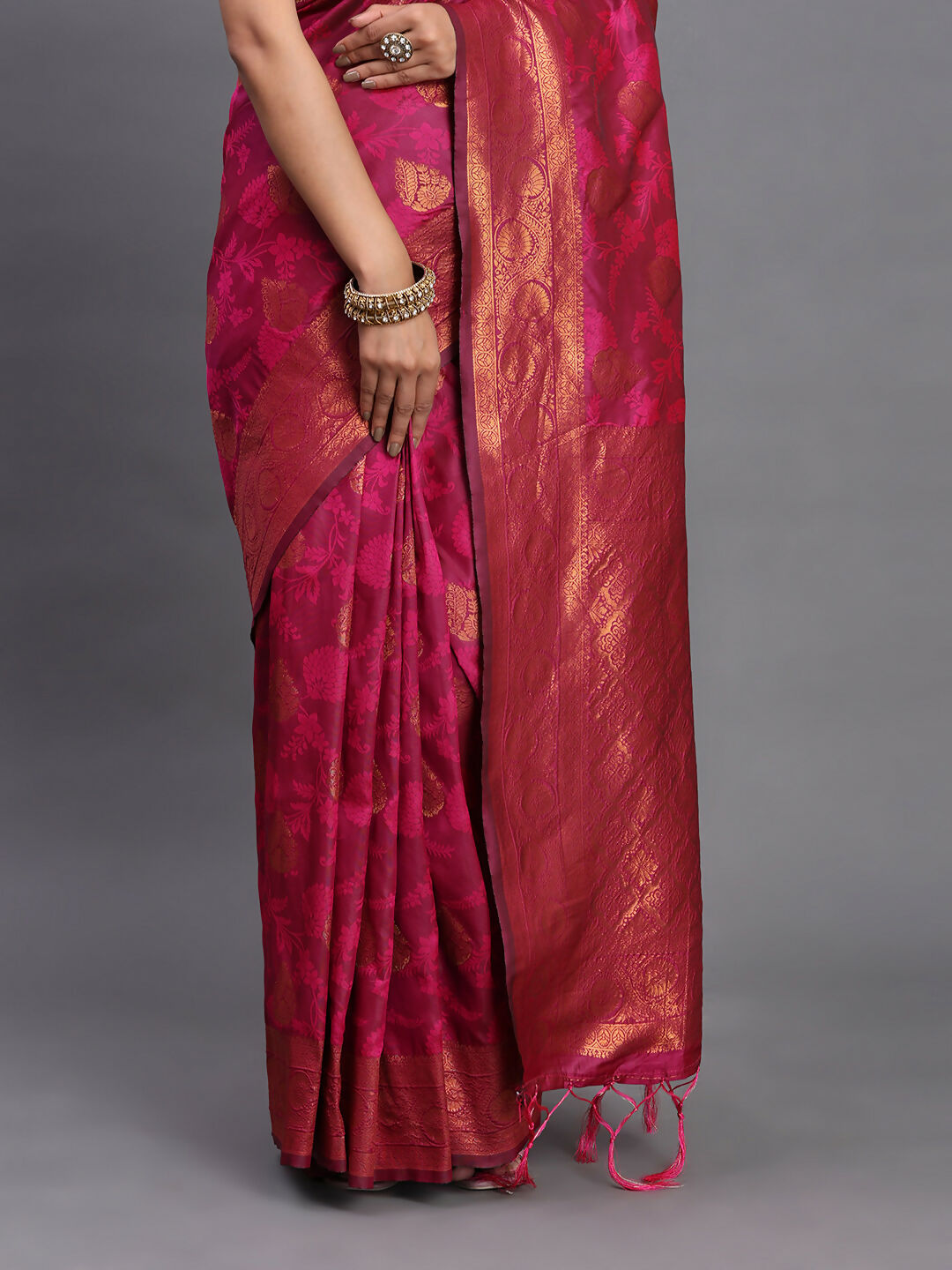 Shree Shyam Fashion Silk Pink Saree