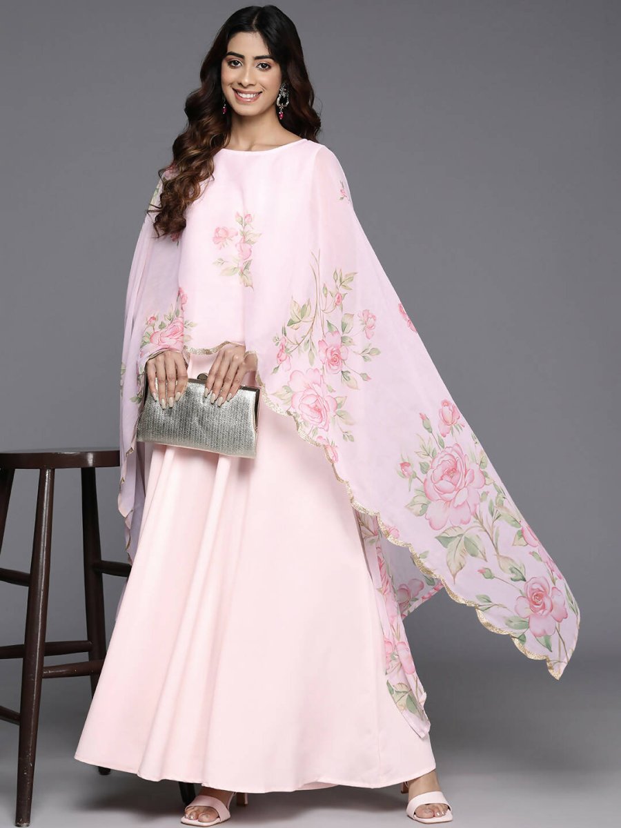 Ahalyaa Women's Traditional wear Dress - Pink