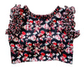 Vamika Beautiful Black Georgette Frill Blouse