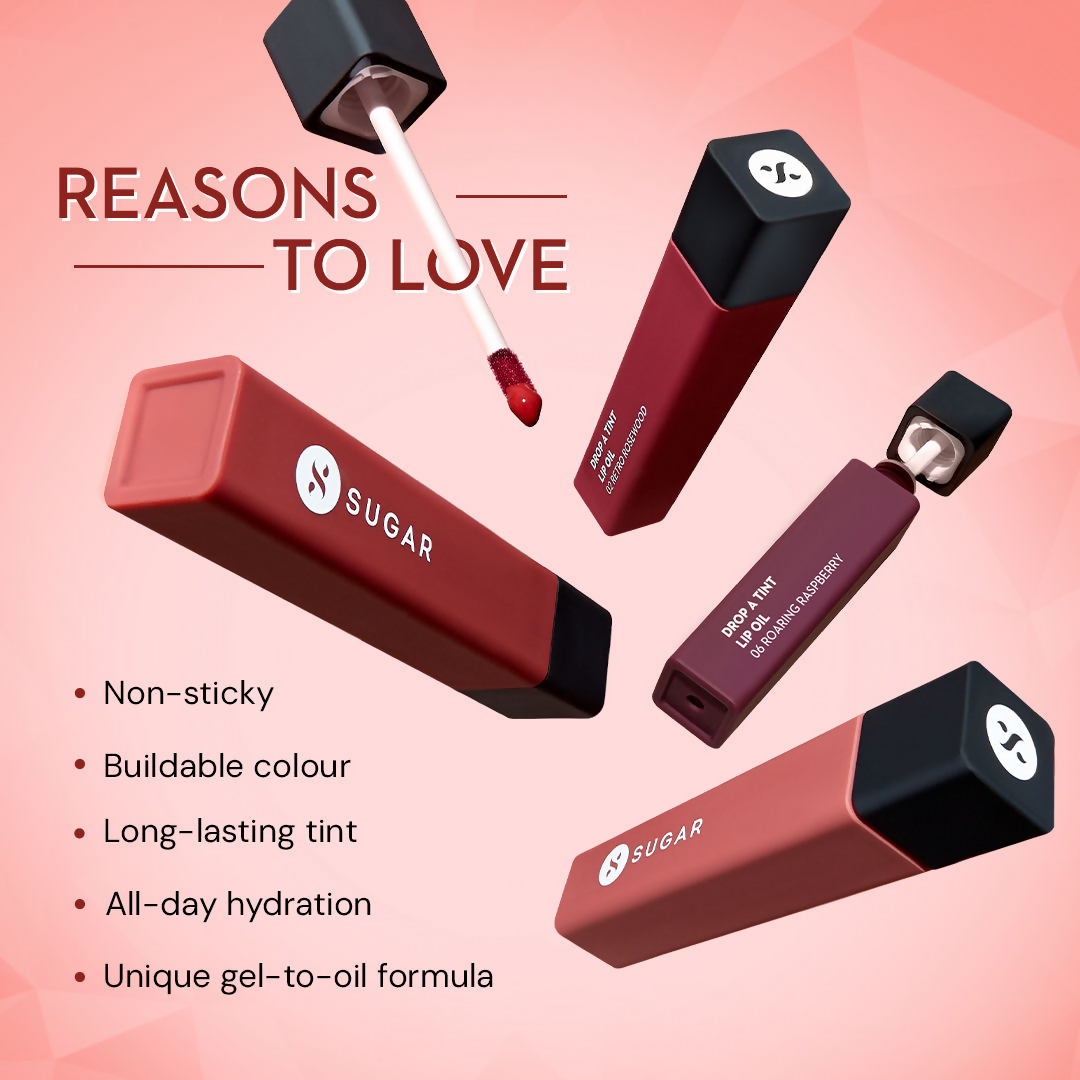 SUGAR Drop A Tint Lip Oil - 03 Thera Terracotta