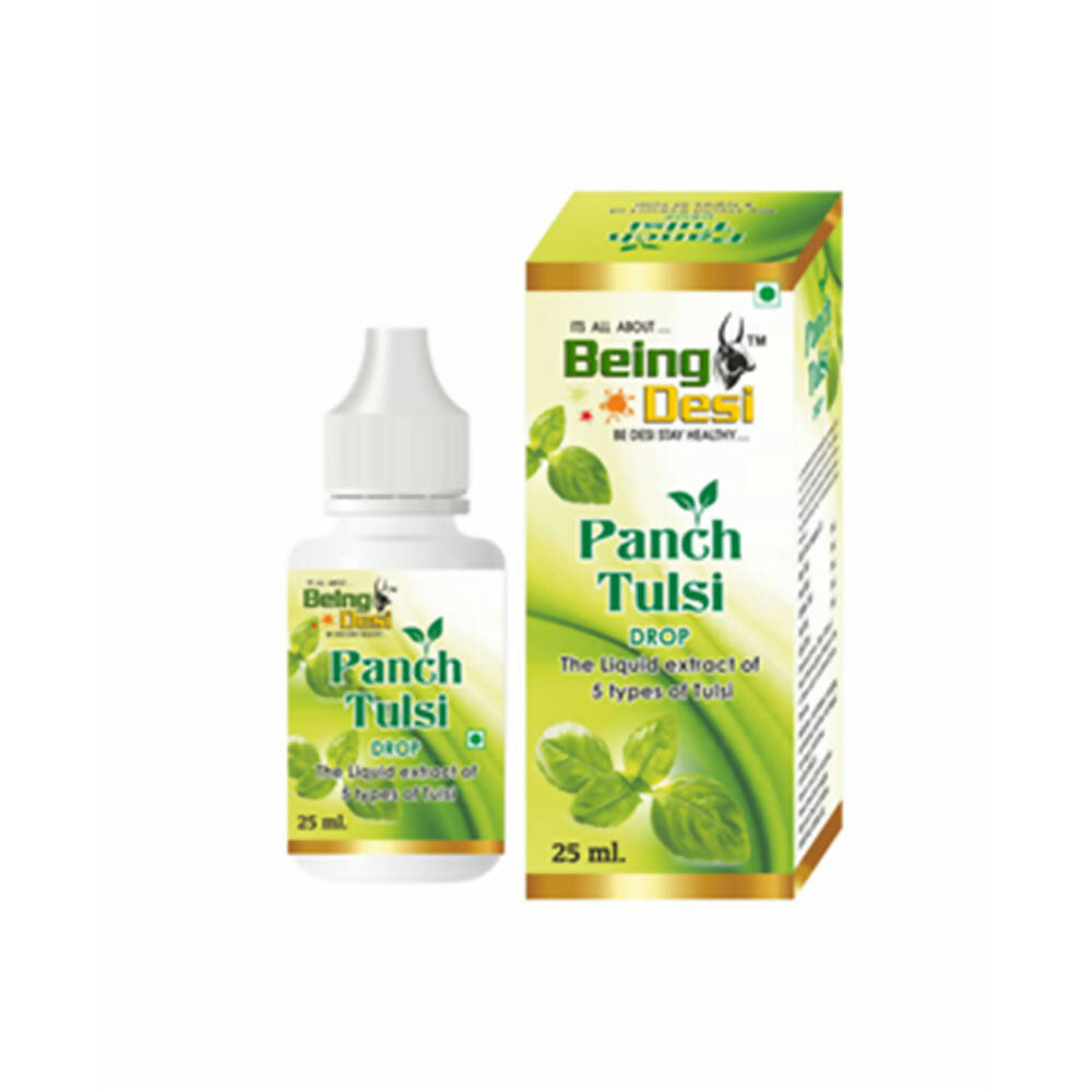 Being Desi Panch Tulsi Drops