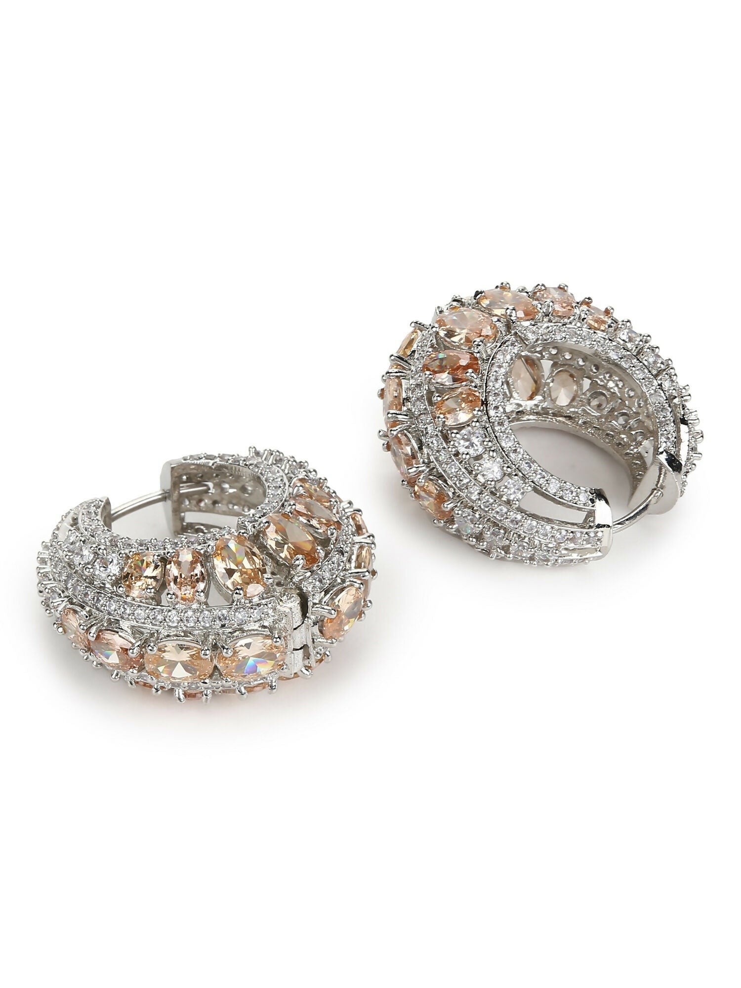 Champagne Stone Loops- Ruby Raang