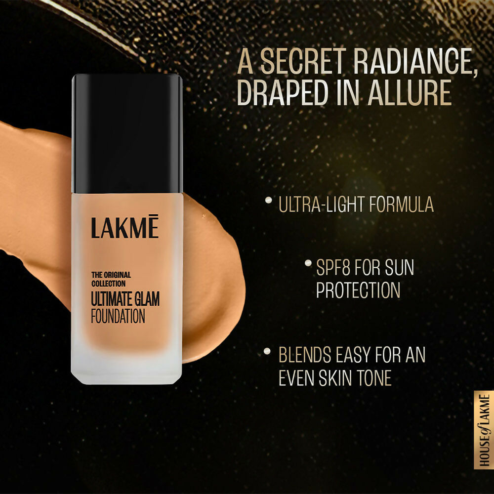 Lakme Invisible Finish Full Coverage Liquid Foundation SPF 8 - Shade 01