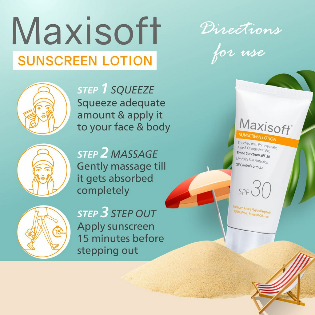 Maxisoft Sunscreen SPF 30 Lotion