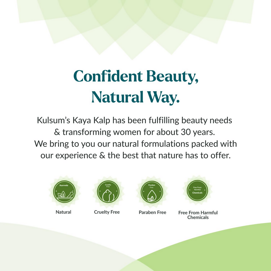 Kulsum's Kaya Kalp Hollyhock Face Pack For Tightens Pores & Radiant Glow