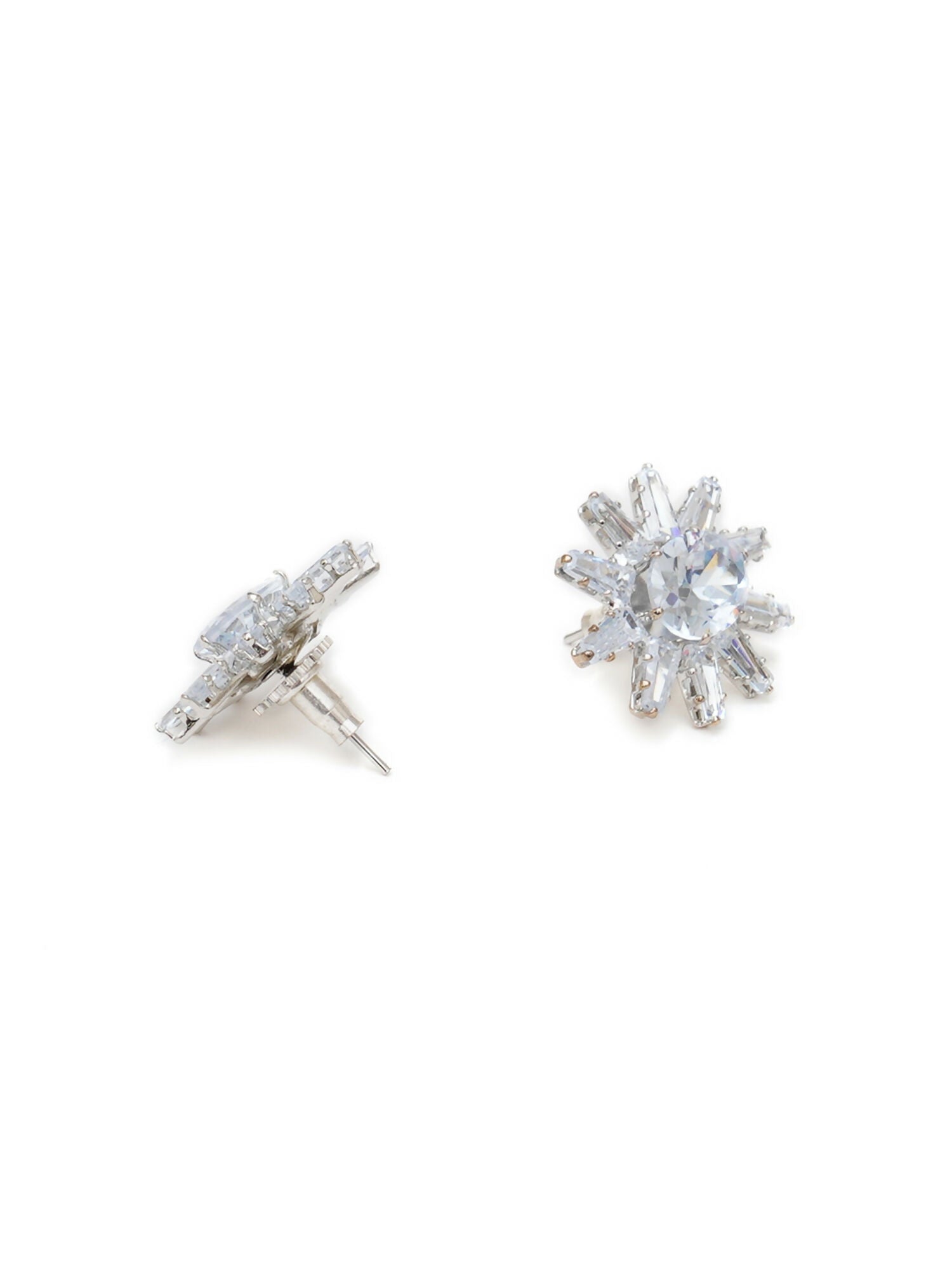 stone stud (white) - Ruby Raang