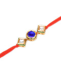 Designer kundan Rakhi - Ruby Raang