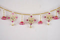 Kundan HandiKrafts Metal Square Plate Ganesha Thoranna
