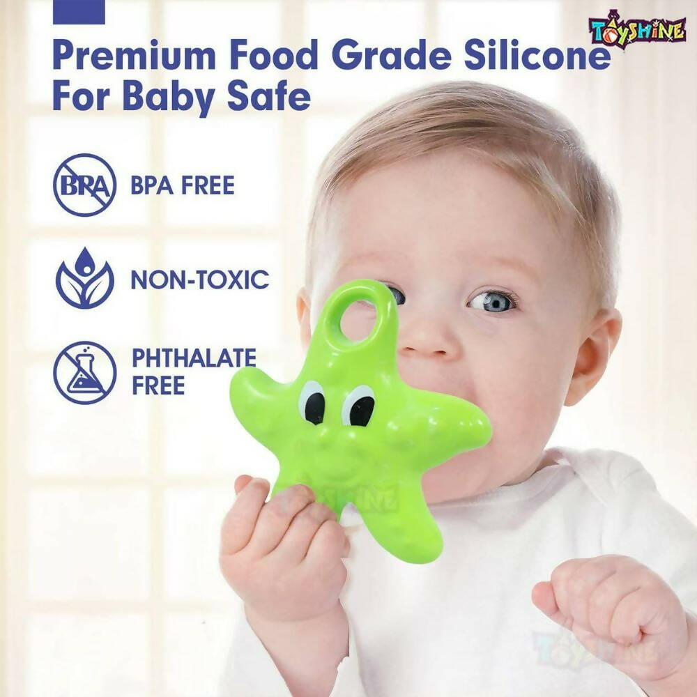 Toyshine Rattle with Teathers Combo for New Born Babies