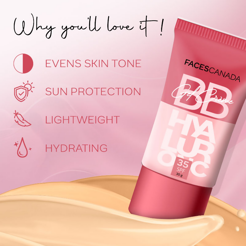 Faces Canada SPF 35 BB Gel Creme - Warm Caramel