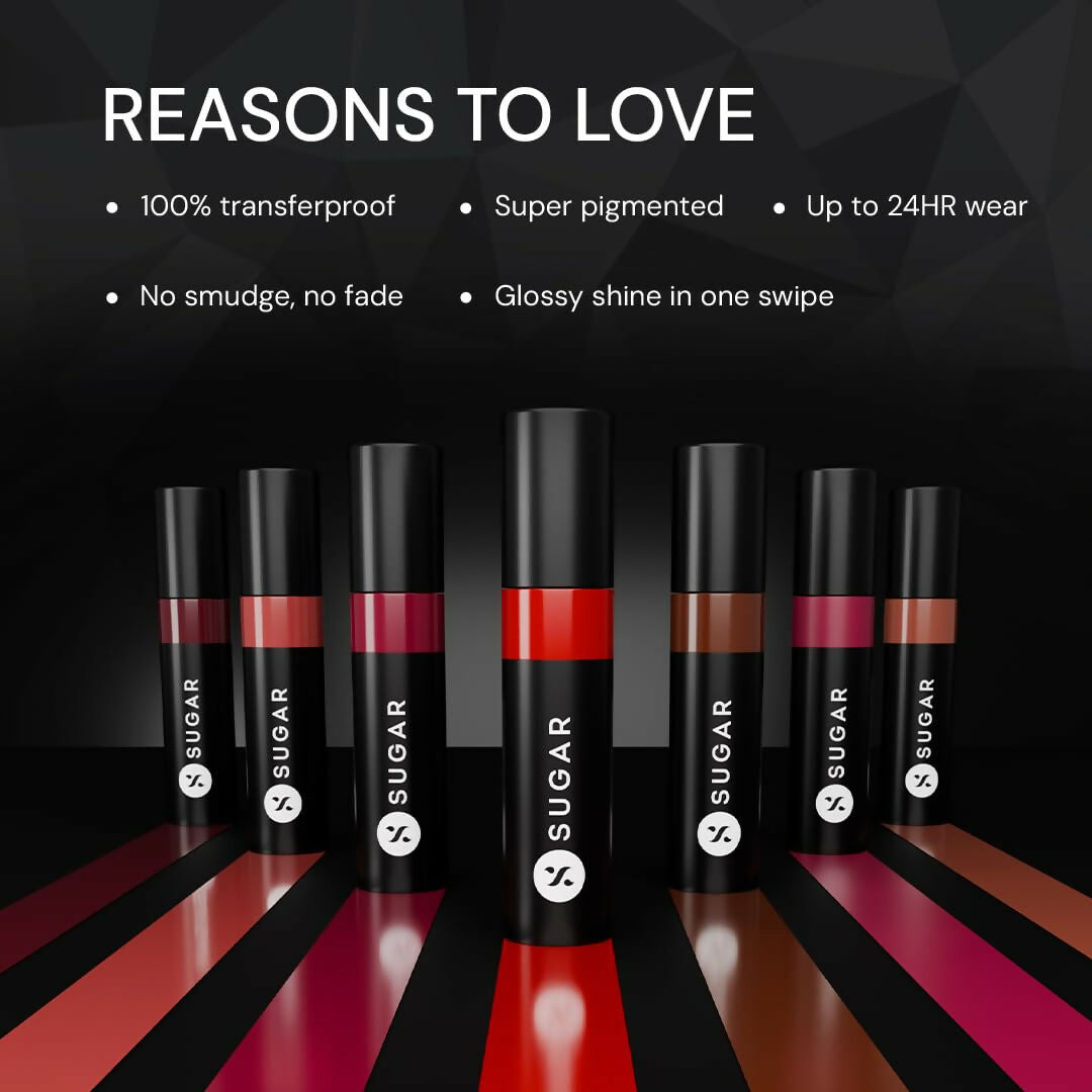 Sugar Cosmetics Partner In Shine Transferproof Lip Gloss - 11 Ruby Rioja